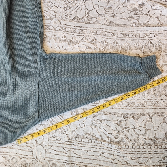 Aerie V-Neck Sweater in Sage Green - Picture 7 of 7